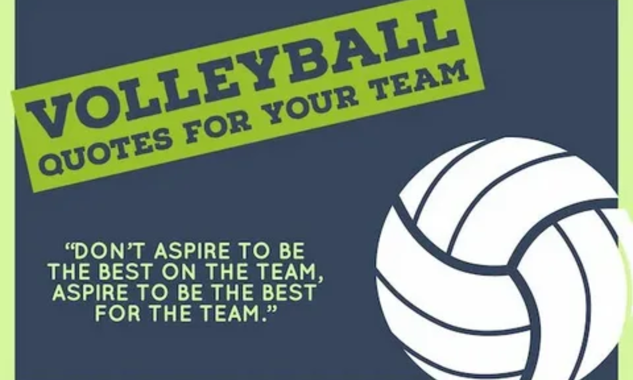 Volleyball Quotes to inspire teamwork, confidence, and success on the court