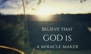 Miracles Quote image with uplifting messages about hope and miracles